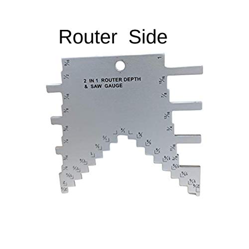 Router Table Saw Circular Saw - Depth Gauge - 3 In 1 Step Tool for Woodworking Projects - Helps Make Your Saw Set Up Fast Easy and Accurate by TOFL