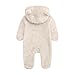 Children Boy Girl Long Sleeve Bib Pants Shapewear Body Suits Hoods Coat Unitard for Kid Thermal Thick Fuzzy with Hood Lower Belly Fat Basic Fall Winter 2026 6 Months
