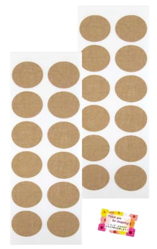 【お肌に優しく簡単便利!】磁気治療器 貼り替え用シール 楕円形 6mm用 24枚 【2個セット】