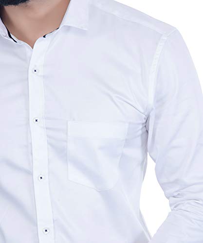 Image of FIFTH ANFOLD Men's Solid Slim Fit Shirt