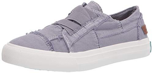 Blowfish Malibu Women's Marley Slip On Sneaker, Dusty Lavander Canvas