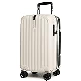 MAIMO スーツケース 機内持ち込み Unione M9 ベージュ S MAIMO ワンタッチフロントオープン ダブルロック ワイドキャリーバー