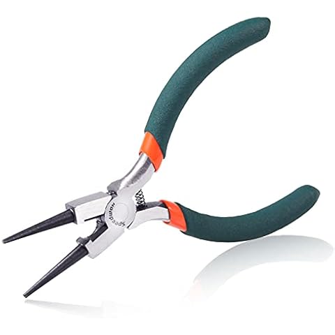SPEEDWOX Mini-Rundzange, 12,7 cm, Drahtbiegezange mit Schneider, Schmuckherstellungszange für Präzisions-Perlenarbeiten, Heimwerken, Hobby-Handwerk Cover