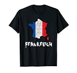 Mapa de Francia, bandera de la Eurocopa de fútbol Camiseta