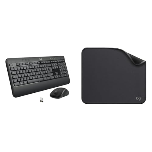 Image of Logitech MK540 Advanced Wireless Keyboard and Mouse Combo for Windows, 2.4 GHz Unifying USB-Receiver
