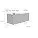 RDS MFG INC 71792 Rectangular Transfer Fuel Tank - 80 Gallon Capacity, 50