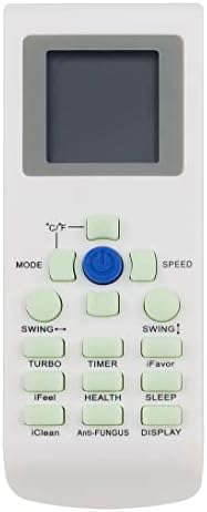 Telecomando Universale Per Condizionatore YKR-F/001 - Sostituisce YKR-F/09E, YKR-F/006, YKR-F/09 - Bianco, 114x44x20 Mm - 4