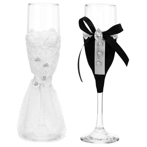 Verre de vin de mariage pour trinquer le jour J - 2