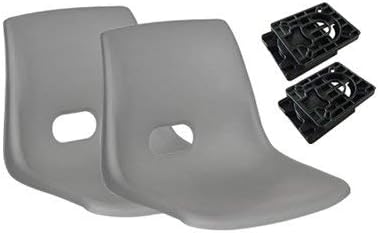 Oceansouth JON Boat Seats X 2 & Removable,Quick Disconnect Swivel Kit X 2