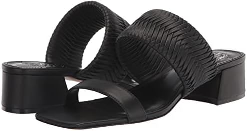 Vince Camuto Women's Footwear Women's Shamira Woven Sandal Heeled, Black, 5.5 | Image 6