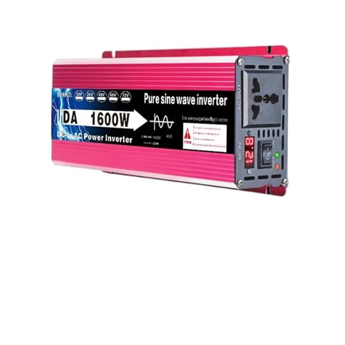 Onduleur pure sinus 60V 220V 1600W pour batterie solaire