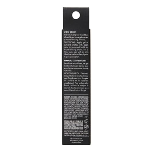 Image of e.l.f. Wow Brow Gel, Volumizing, Buildable, Wax-Gel Hybrid, Creates Full, Voluminous-Looking Brows, Locks Brow Hairs In Place, Brunette, Fiber-Infused 3.5g