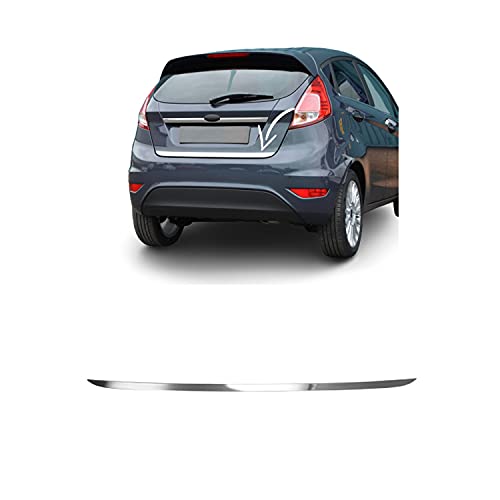 Baguette de coffre en acier inoxydable pour Ford Fiesta dès 2009 élégance et finition chrome
