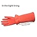 EINVARIOUS Waterproof Household Gloves Dishwashing Work Water Dust Stop Cleaning Long Rubber Housework Kitchen Tools
