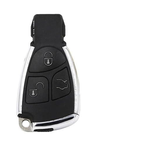 Funda llave para Benz W211 W202 clase B C E ML S carcasa negra de control remoto 3