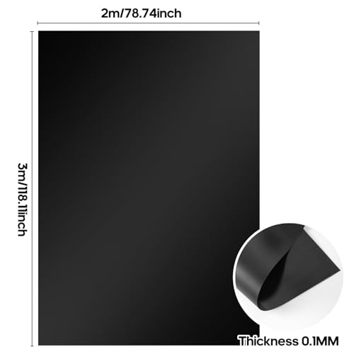 Adoture 3 x 2m Teichfolie, Flexibel Teichfolien Scheibe Wasserdicht und leckdest, Sonnenschutz HDPE Folie für Garten Fischteich Landschaft Schönheit