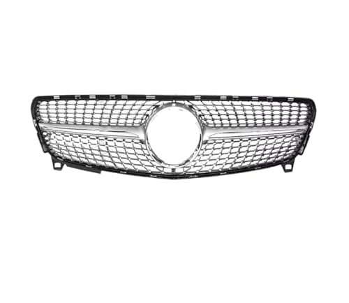 �Ԃ̃t�����g���b�V���O���� �J�[�A�N�Z�T���[ �ɓK������ A �N���X A45 W176/W177 A180 A200 A260 2013-2018 2019 + GT �_�C�������h�X�^�C���t�����g�O����(16-18 Diamond Silver)