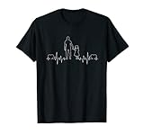 Vater & Tochter Herzschlag Papa & Kind Partnerlook T-Shirt