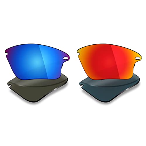 Image of Mryok 2 Pair Polarized Replacement Lenses for Oakley Fast Jacket XL Sunglass - Options