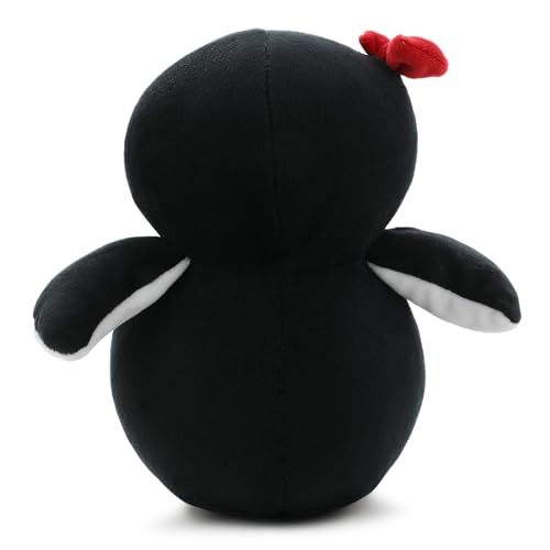 Image of Red Bow Penguine Soft Toy for Kids Stuffed Soft Toy with Cute Hug-Friendly Plush for Babies, Toddlers & Children Safe, Lightweight & Easy to Clean (25CM)