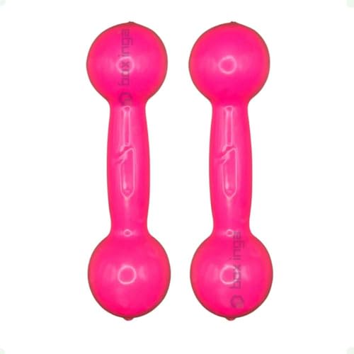 Par de Halteres Revestidos 1 Kg - Rosa