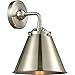 Innovations 284-1W-SN-M13-SN-LED Appalachian 1 Light Sconce Part of The Nouveau Collection, Brushed Satin Nickel