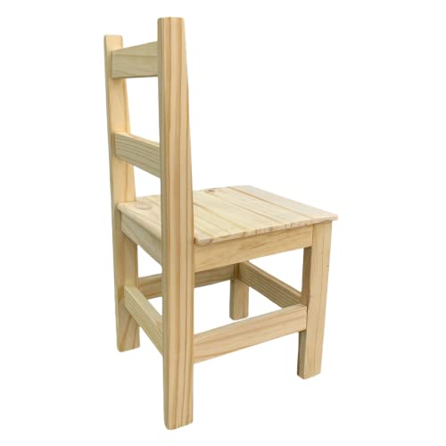 Conjunto Mesa Infantil Madeira Maciça Resistente 2 Cadeiras