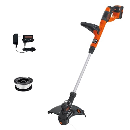 Black+Decker 40V MAX String Trimmer and Edger Kit, Cordless, 13 inch, 2-in-1, Battery and Charger...