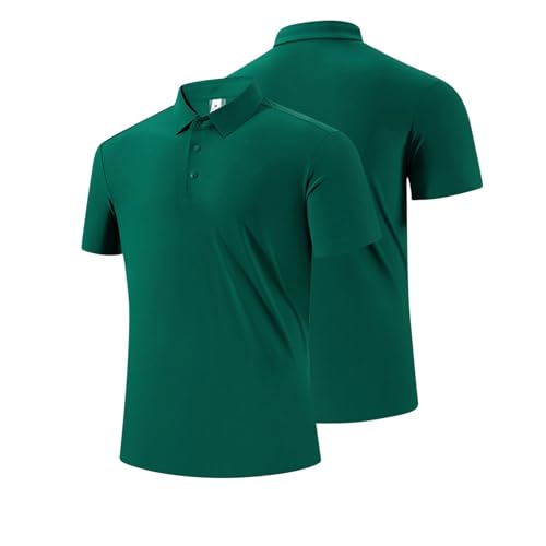 Polo T Shirts for Men Big and Tall Short Sleeve Button Collar Sport Golf Soft Breathable Tee Top Dressy Casual Tshirt3