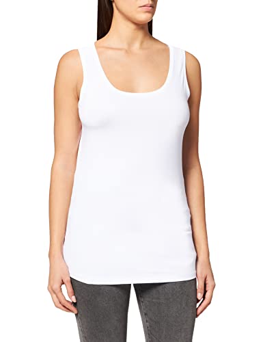 Esprit Maternity Top SL Maillot de Corps de Maternité, Blanc (White 100), 44 (Taille Fabricant: X-Large) Femme