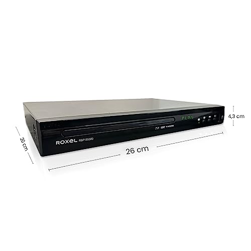 Roxel RBP-S5300 Blu-ray Player | MTK Mainboard | SONYLens | Digital LED Display | Dolby DTS Surround Sound | USB, HDMI, RCA, Coaxial Port, Region B - Image 3