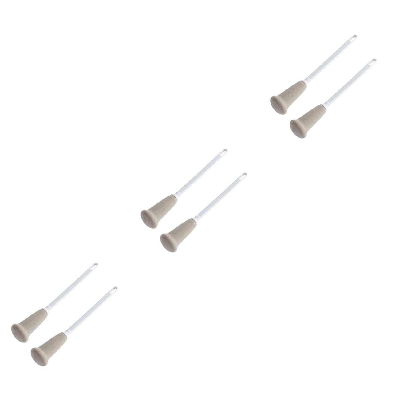 Beavorty 3 Juegos De Cepillos De Esponja para Biberones Mango De Limpieza De Vidrio 2 Unidades X 3