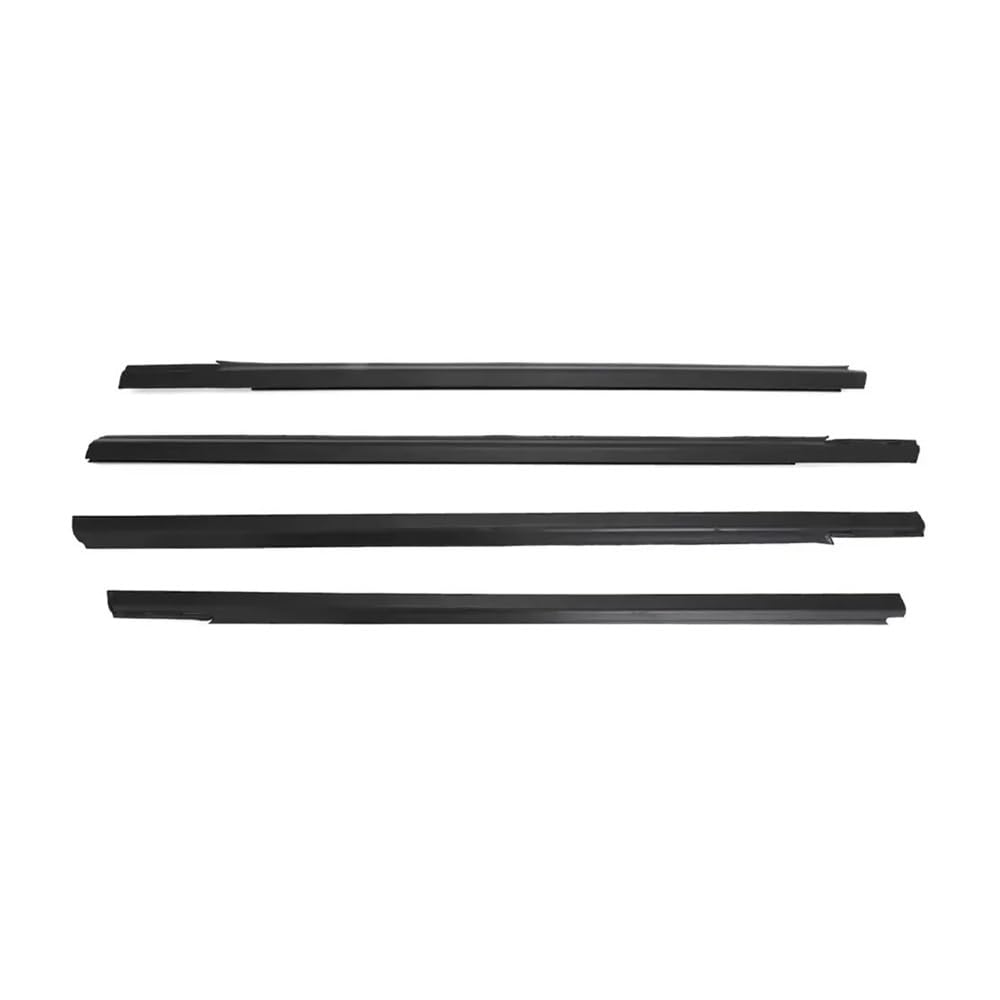 Mltlkppvng Black Car Seal Strip Window Glass Weatherstrip Trim Sealing Strips Belts For Citroen For Elysee 2014 2015 2016 /Chrome(Black)