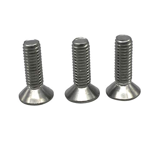 Image of (100 PCS) M3 X 8mm Socket Countersunk Screws (DIN 7991)-A2 Stainless Steel-Hex Drive Flat Head By Fullerkreg