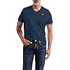 Levi's Original Housemark V-Neck T-Shirt Homme, Dress Blues, L