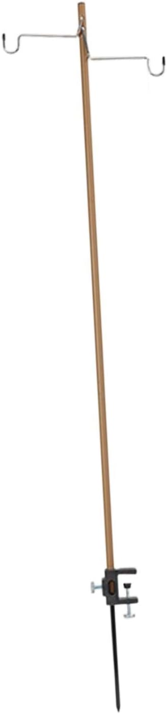 Camping Lantern Stand, Lamp Stand, Gift Idea, Double Hook, Replacement for Camping, Ideal for Fishing, Barbecuing and Hiking
