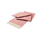 משובץ רולף בנץ, 50% צמר 50% פוליאקריליק ורוד 200x240 ס"מ, 962-10-52