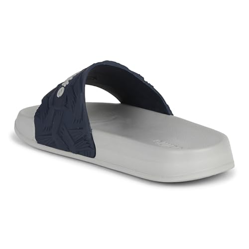 Image of Aqualite NEO-266 Men Slide Slippers with Comfotable Sole Slip-On Flat Flip Flops, Sliders, Chappal & Comfort Insole Slipper for Men