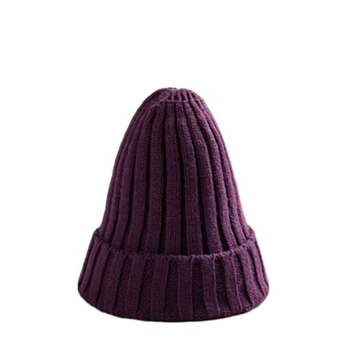 Chapeau tricoté pour femme chaud et doux protection thermique contre le froid