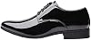 Zapatos Oxford de Vestir de Cuero Sintético Tipo Tuxedo para Hombre Bruno Marc 6