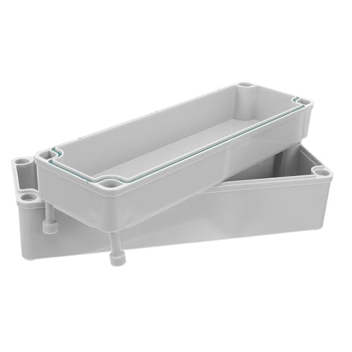 Boîte de jonction étanche extérieure 250x80x85 boîtier de distribution plastique gris pluie
