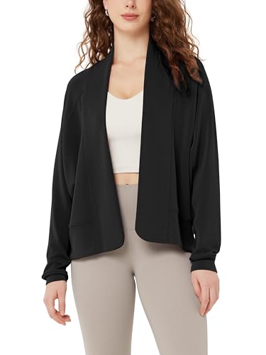 ODODOS Women's Modal Soft Open Front Cardigans Long Sleeve Casual Wrap Outwear
