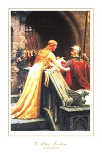 A Lady's Fevor by Edmund Blair Leighton Romantic Wall Decor Art Print Poster (16x20)
