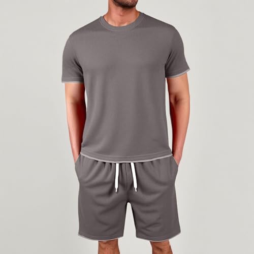 T-shirt de course gaufré respirant et ample pour le sport extérieur - 3