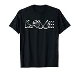 Eishockey Love Eisstadion Herz T-Shirt