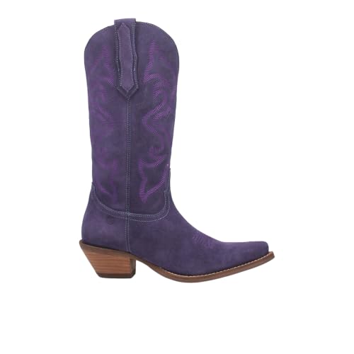 Image of Dingo Womens Out West Embroidered Snip Toe Casual Boots Mid Calf Mid Heel 2-3 inch