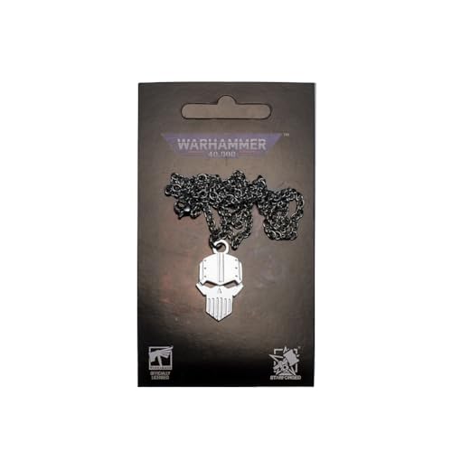 Starforged Chaos Legion Iron Iron Warriors Warhammer 40K Space Marine Necklace Pendant Men's4