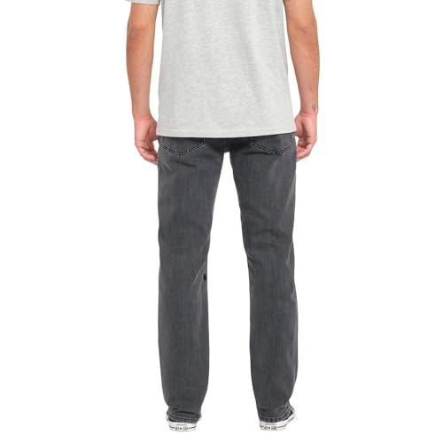 Image of Volcom Men's Solver Stretch Denim Jeans-Modern Fit Pant