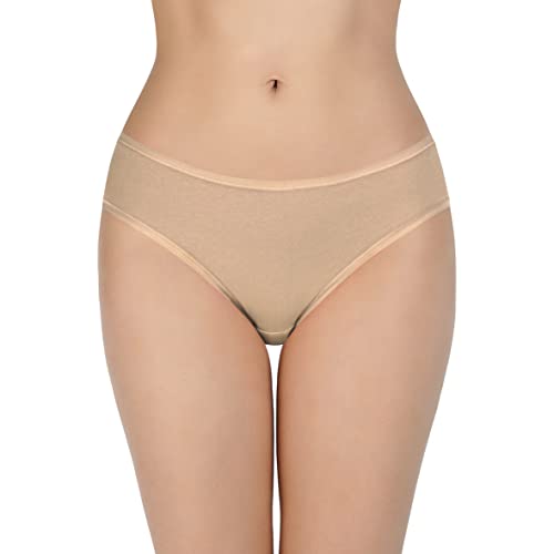 Image of Amante Solid Low Rise Cotton Bikini Panty Pack(Pack of 3)