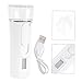 SHERCHPRY 1Pc USB Rechargeable Handheld Nano Facial Sprayer Hydrating Skin Humidifier for All Skin Types Moisturizing Mist Machine for Makeup Refreshing and White